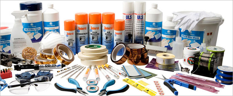 GLOVES, TAPE, ADHESIVE TAPE, GLUE, SEALANT, HIGH GRIT SANDPAPER FOR METAL