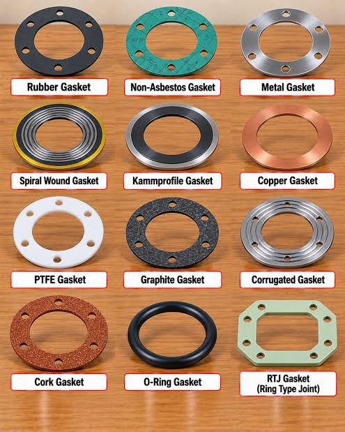 NON-ASBESTOS GASKET SHEETS, SPIRAL WOUND GASKETS, RUBBER GASKETS, O-RINGS, OIL SEALS, AND MECHANICAL SEALS